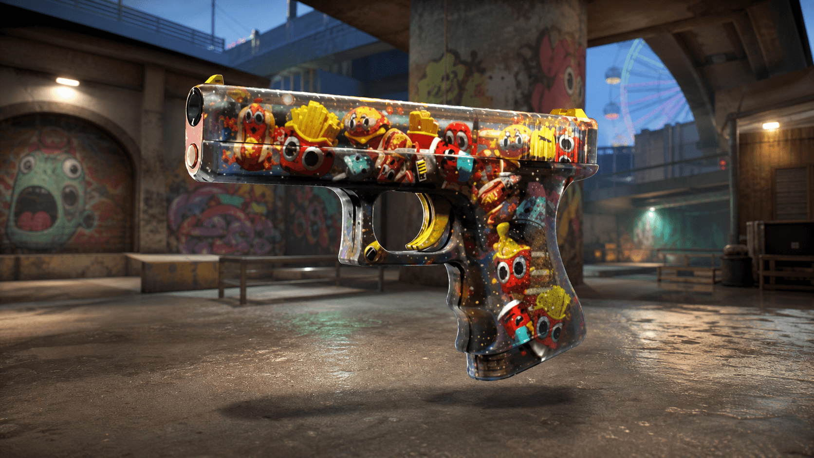 cs2 glock 18 snack attack