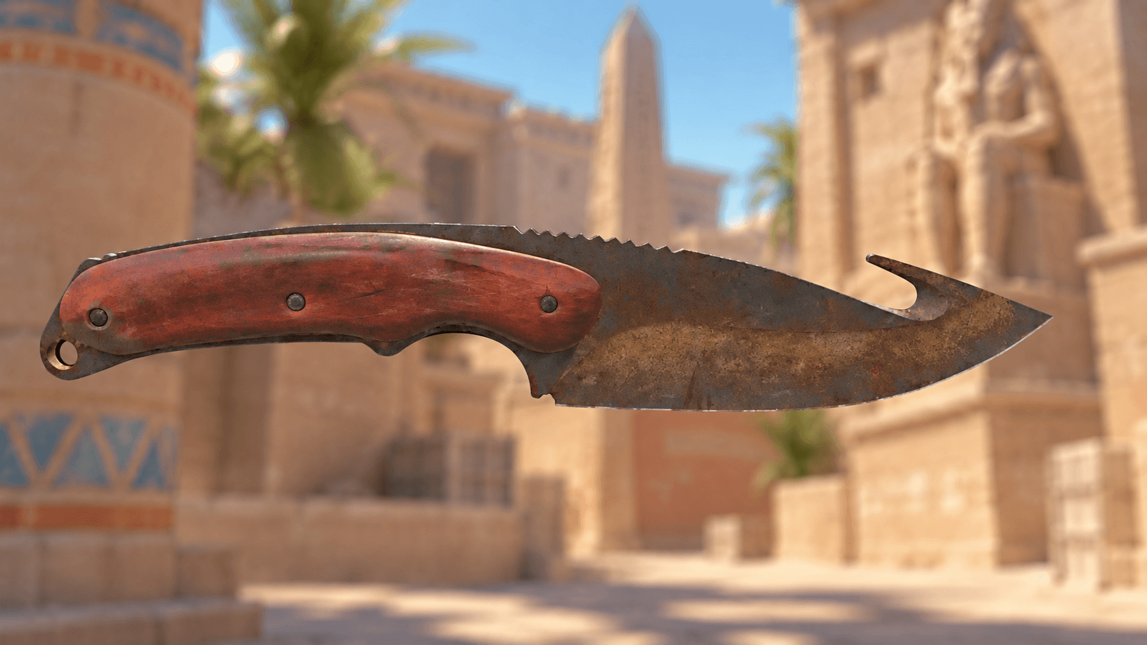 cs2 gut knife rust coat