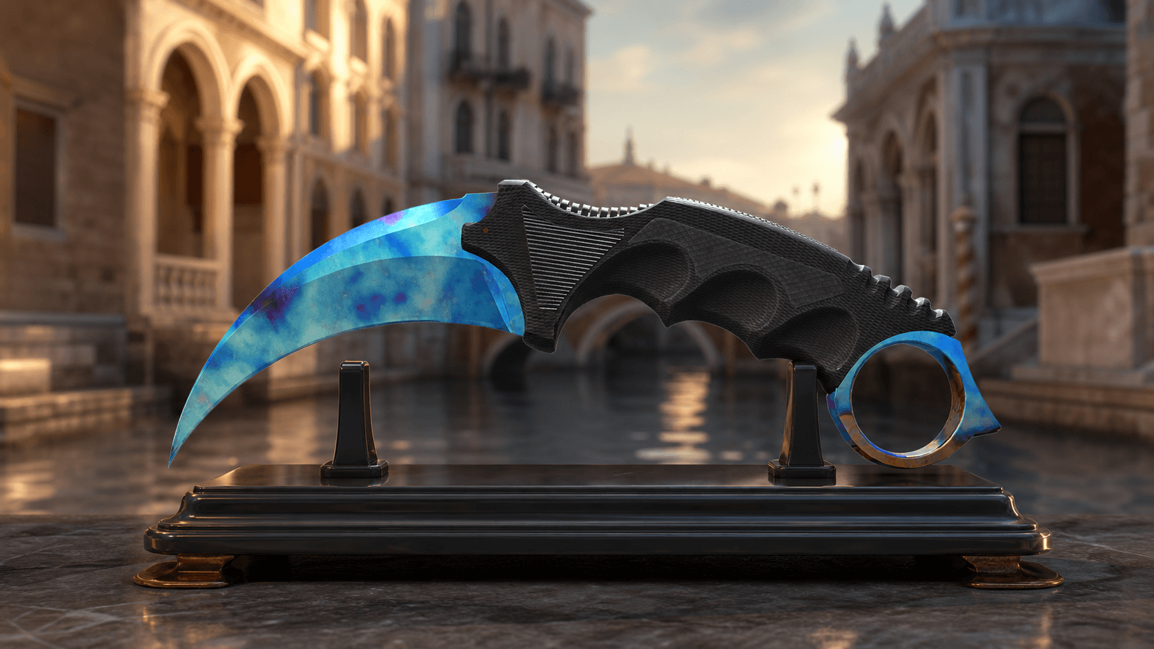 cs2 karambit case hardened blue gem 387