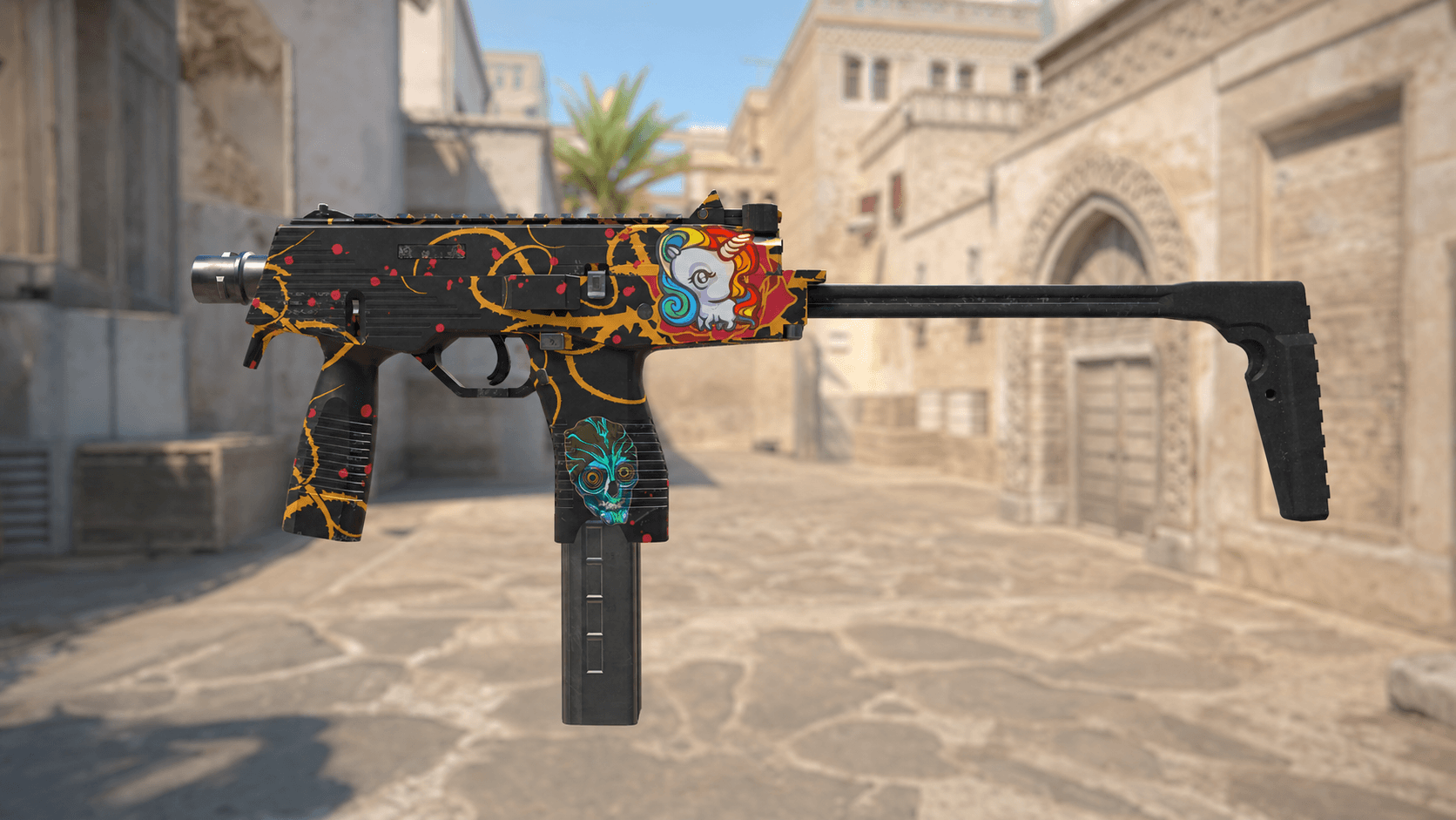 cs2 mp9 rose iron