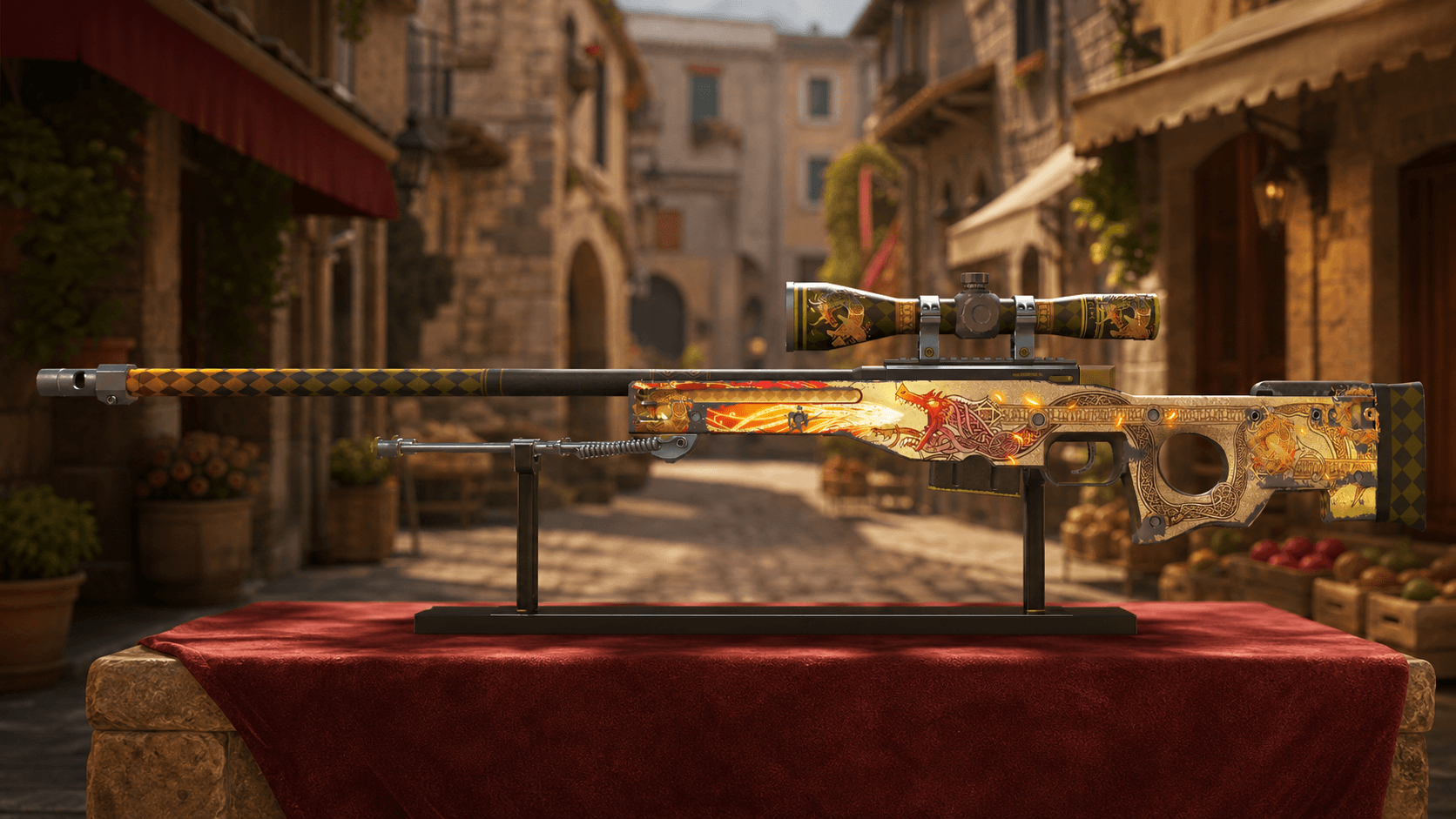 cs2 souvenir awp dragon lore