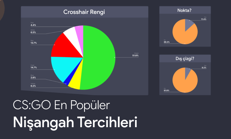 En Popüler Nişangah Tercihleri (Renk, Nokta, Dış çizgi)