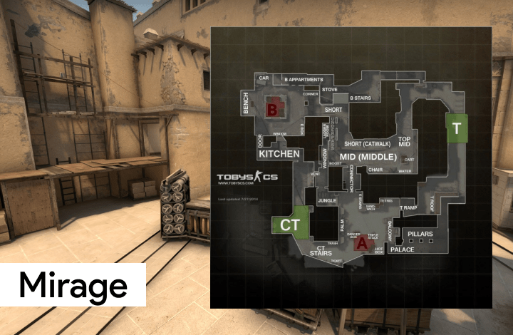 CSGO Mirage Haritası