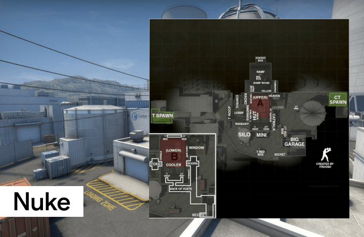 CSGO Nuke Haritası