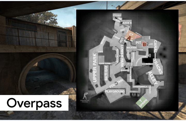 CSGO Overpass Haritası